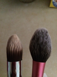 F86 and Real Techniques Blush Brush