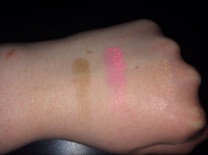 Swatches with flash