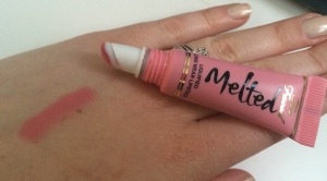 TooFaced Melted Lipstick in Peony