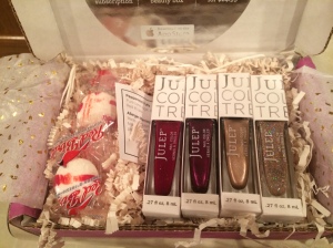 December Julep Maven box - with cute peppermints!